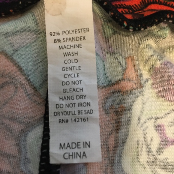 Lularoe RARE Purple Halloween Frankenstein Tights - Picture 4 of 5